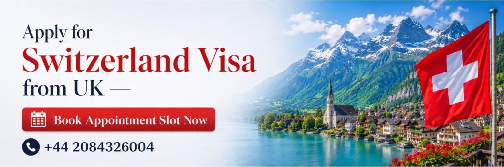 Apply for Switzerland Visa from UK